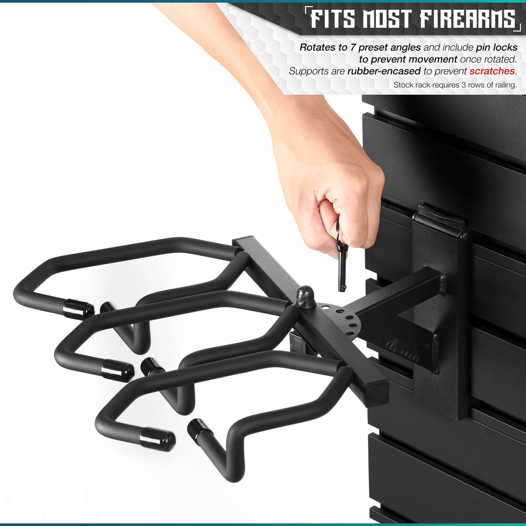 Wall Rack Adjustable Wall Rack System - Angle Adjustable Rifle Wall Rack – Self Rescue Tactical