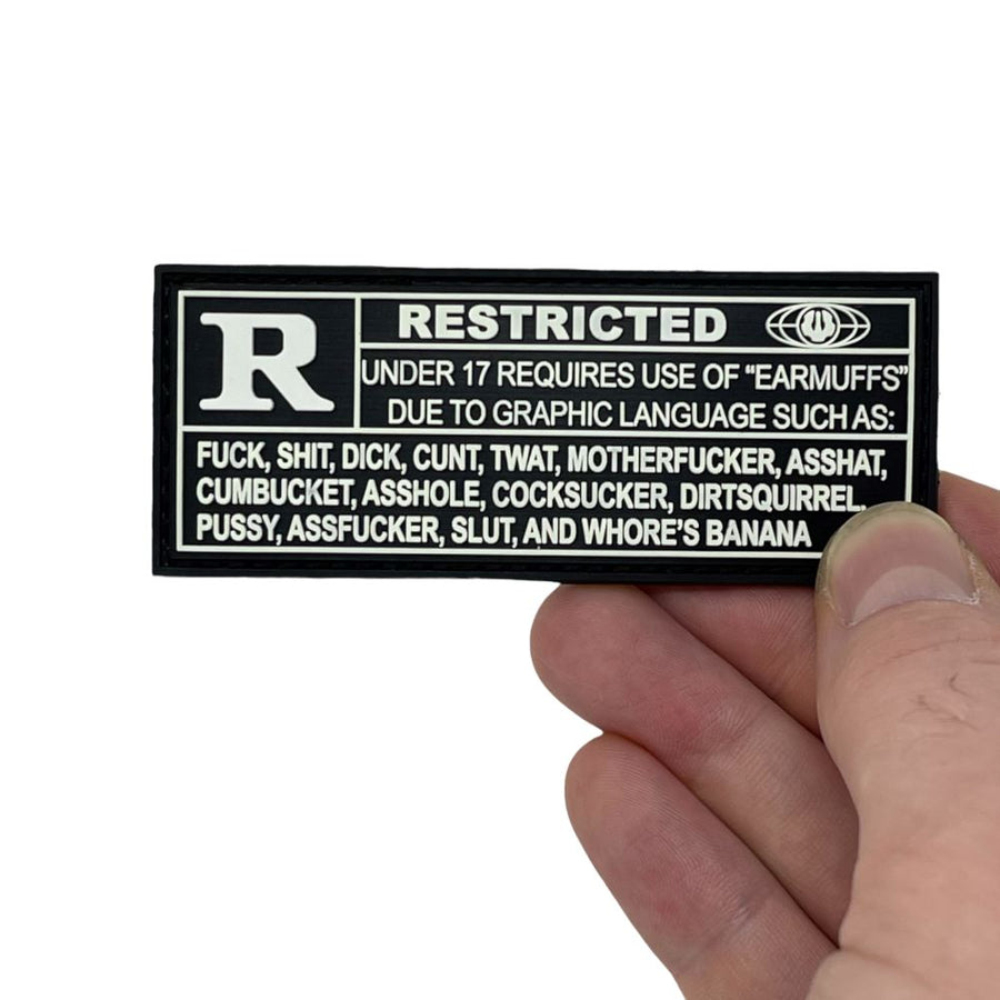 Rated R Patch + Sticker