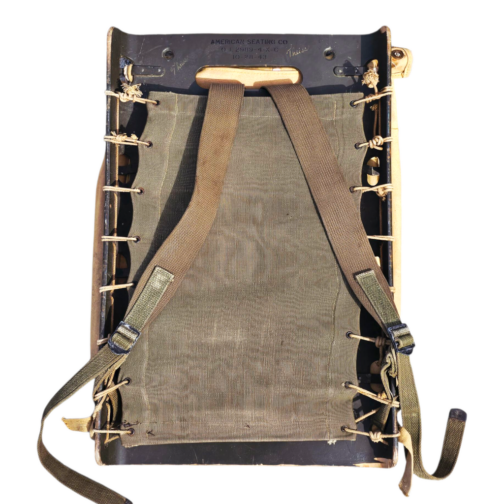 American Seating 1943 Dated Packboard Complete With Pack and Straps
