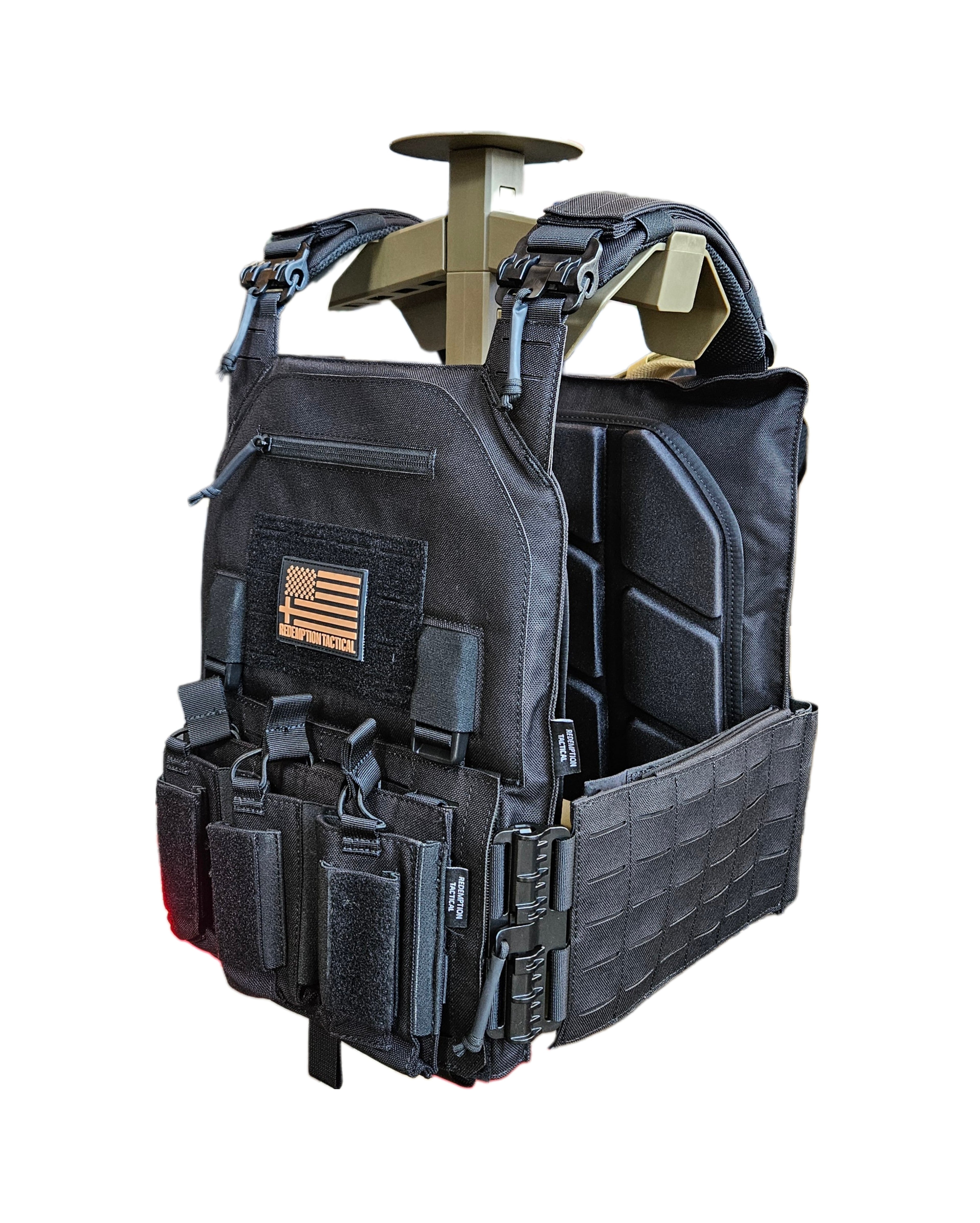 Redemption Tactical® "CRUSADER 2.0 XL” Plate Carrier Vest with Side Cummerbund