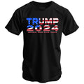 Trump 2024 American Flag Men's T-Shirt