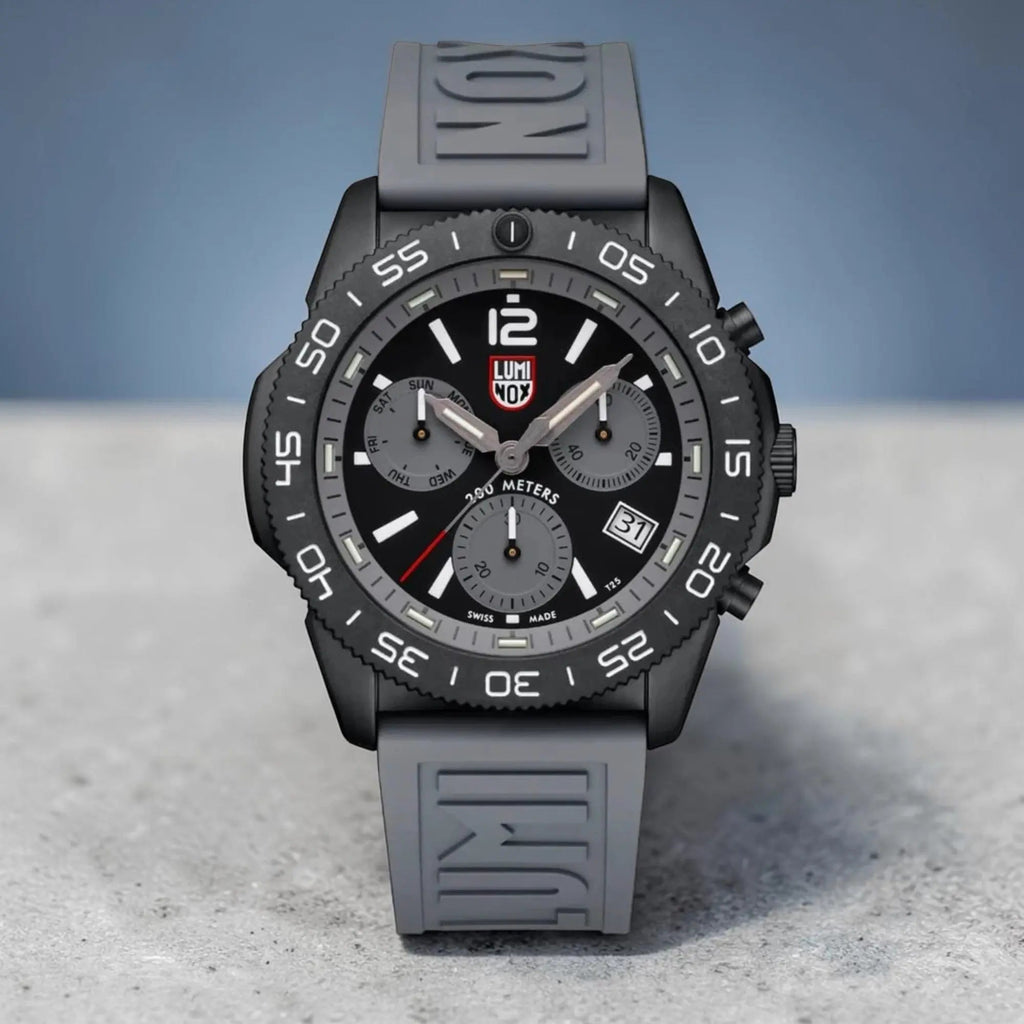 Luminox Tritium Gray Pacific Diver 44MM Chronograph Watch