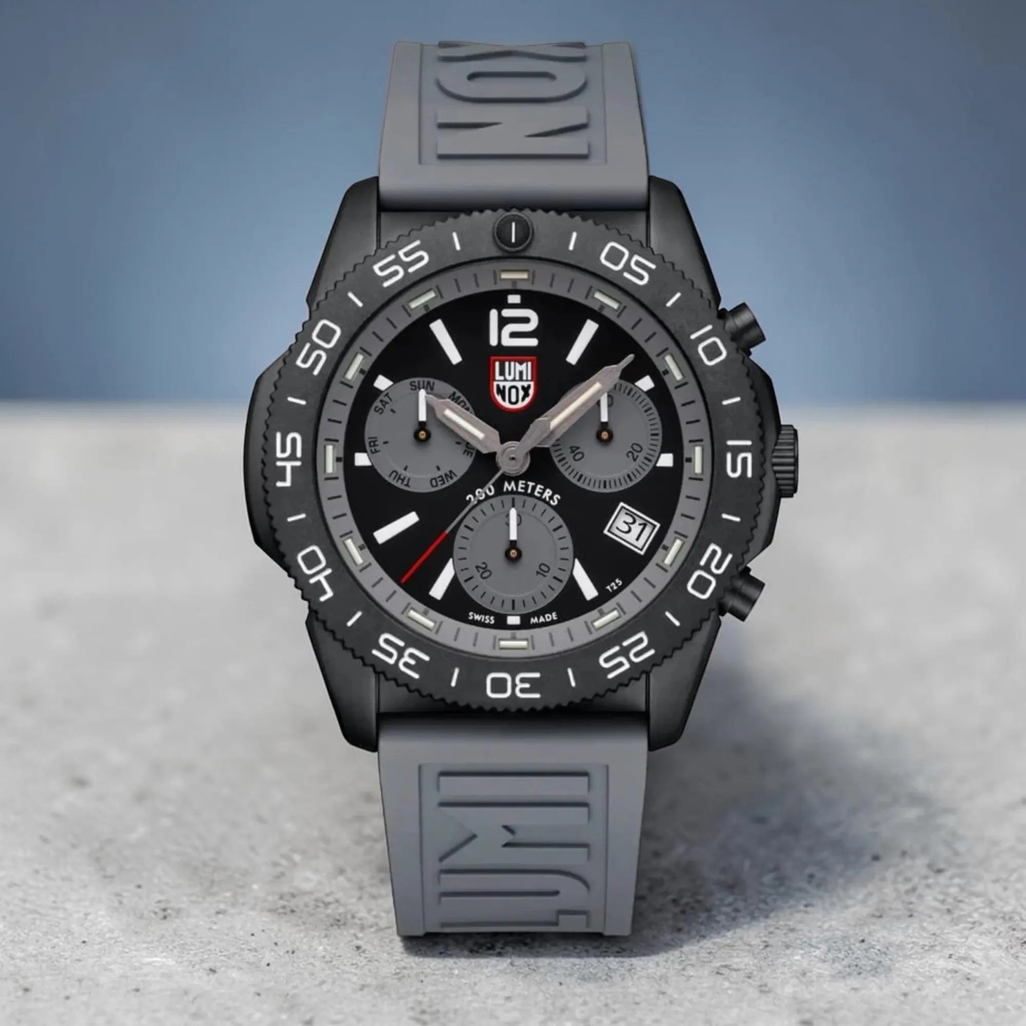 Luminox Tritium Gray Pacific Diver 44MM Chronograph Watch