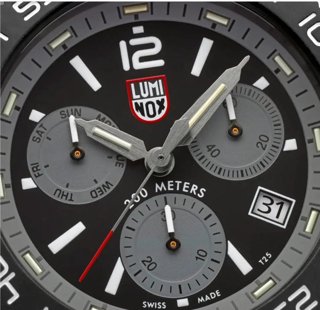 Luminox Tritium Gray Pacific Diver 44MM Chronograph Watch