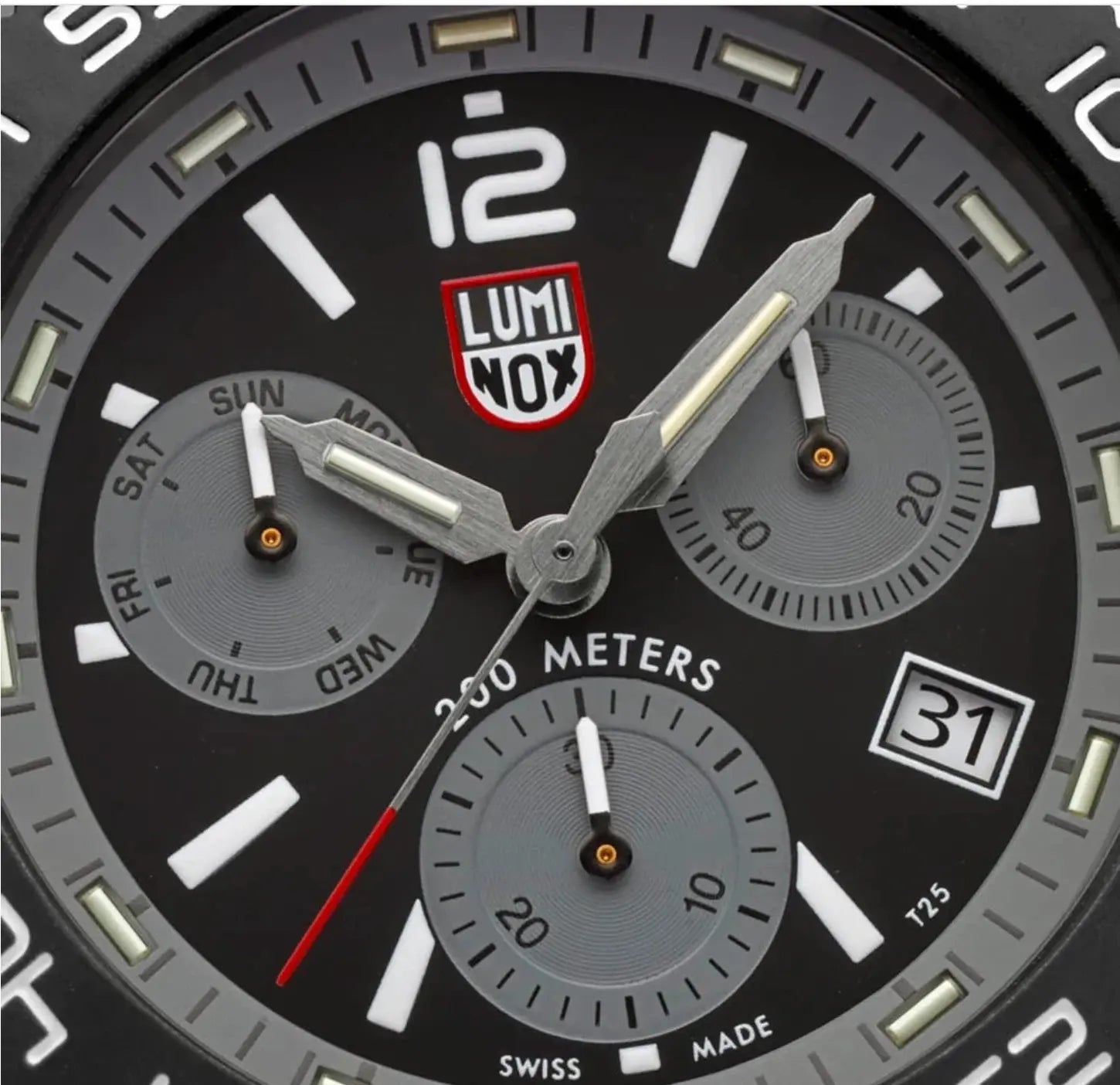 Luminox Tritium Gray Pacific Diver 44MM Chronograph Watch