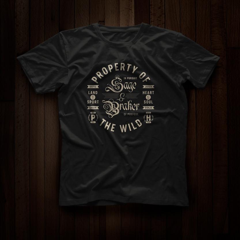 SAGE & BRAKER T-SHIRT // "Property of the Wild"