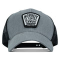 Nobody Is Coming To Save You Skull Patch Snapback Hat