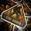 September 2026 POTM - Bigfoot - Stay Hidden - 3.5" - Sticker