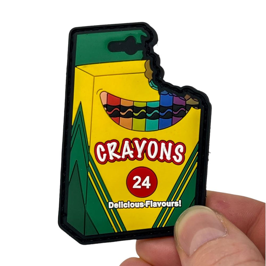 Standard Issue Crayons Patch + Sticker