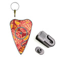 Stinger Stay Away Personal Safety Alarm Keychain Emergency Tool: Siren Alarm, Seat Belt Cutter, Glass Breaker (Peony)