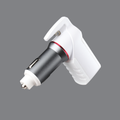 Stinger USB Car Charger Emergency Tool, Seatbelt Cutter, Spring-Loaded Car Window Breaker (White)