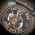 Tactical Dad - Zero Days Off -  3.5" PVC Patch