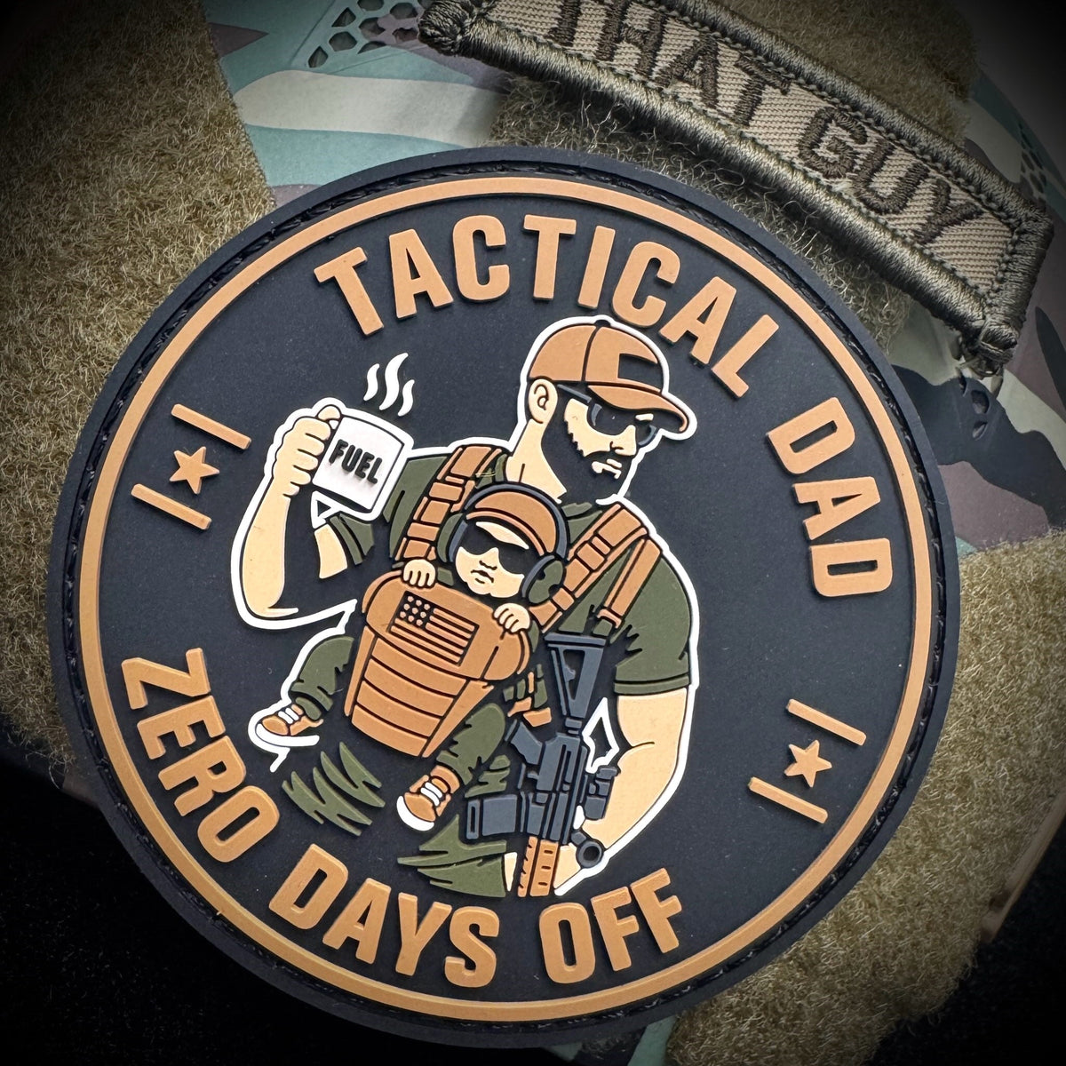 Tactical Dad - Zero Days Off -  3.5" PVC Patch