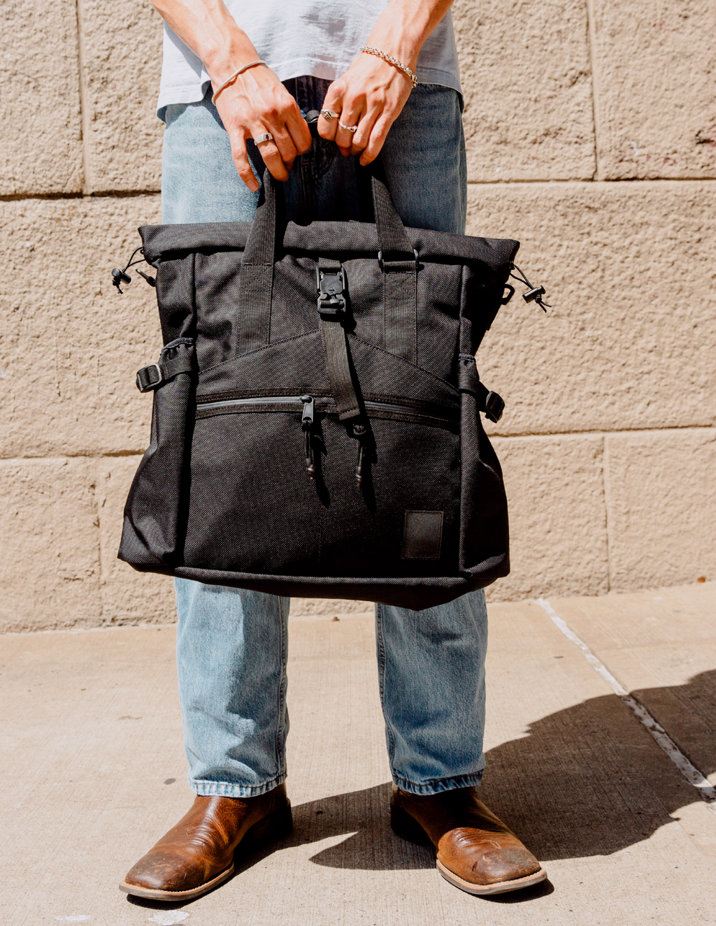 Conceal Tote - CORDURA 1050D Ballistic Nylon Black