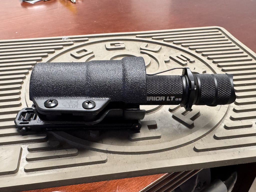 Zero9 Molle Holster For Powertac Warrior Gen4/Gen5/Flexbeam Models-PREORDER Now- Ships in 5 days.