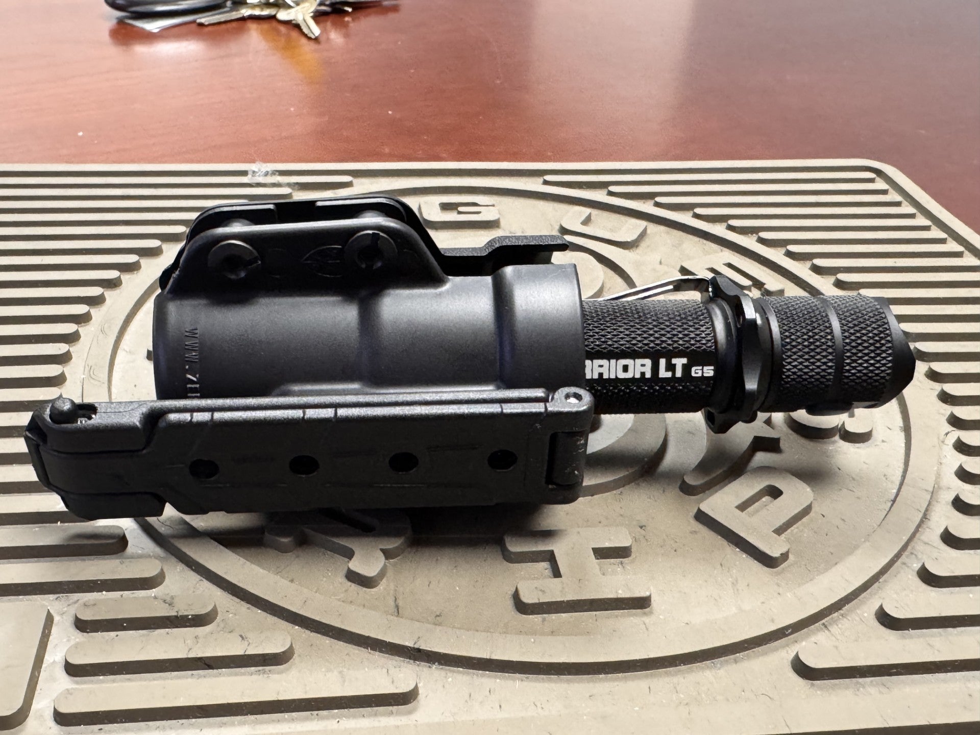 Zero9 Molle Holster For Powertac Warrior Gen4/Gen5/Flexbeam Models-PREORDER Now- Ships in 5 days.