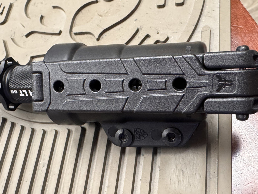 Zero9 Molle Holster For Powertac Warrior Gen4/Gen5/Flexbeam Models-PREORDER Now- Ships in 5 days.