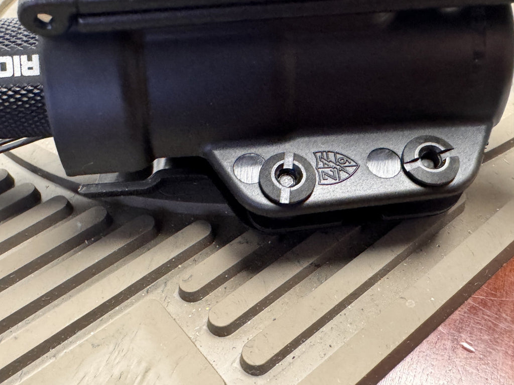 Zero9 Molle Holster For Powertac Warrior Gen4/Gen5/Flexbeam Models-PREORDER Now- Ships in 5 days.