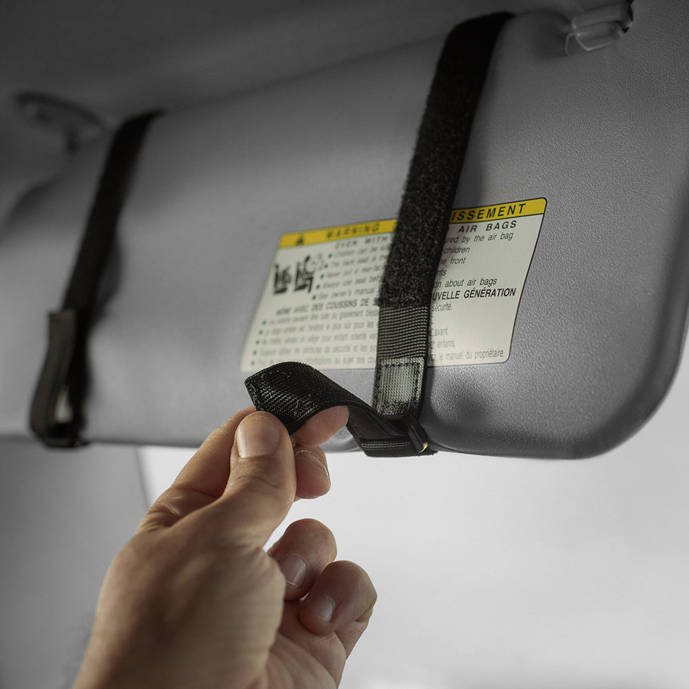 M-Tac Car Sun Visor Hook & Loop Panel Elite