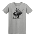 Teddy Roosevelt Riding A Bull Moose Tshirts