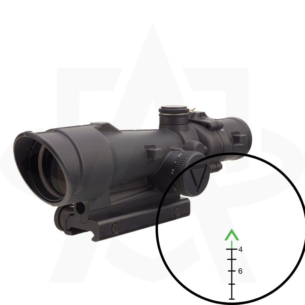 Trijicon ACOG 3.5x35 LED - 3.5x35 Scope w/ 12,000+ Hour Battery Life & TA51 Mount - Waterproof