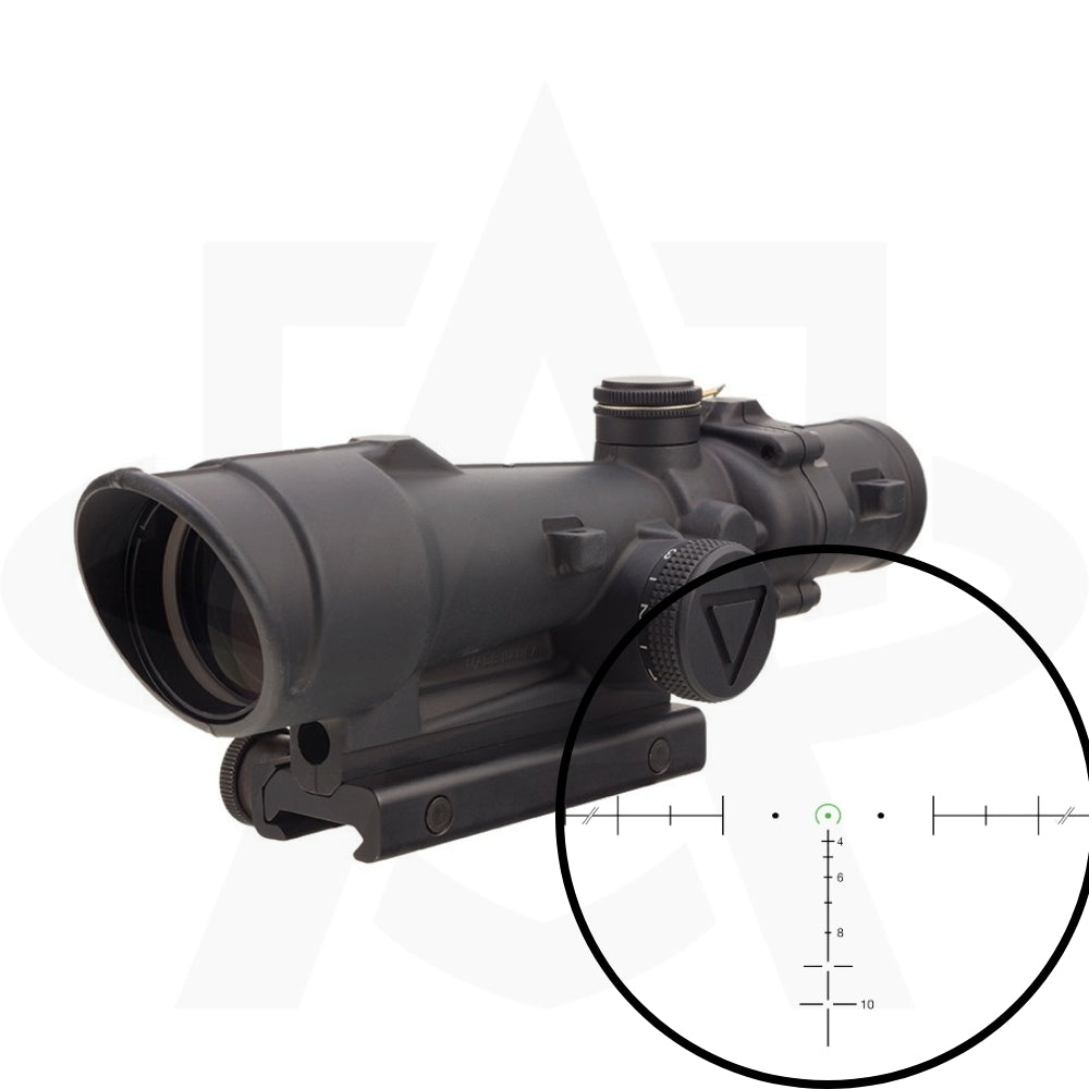Trijicon ACOG 3.5x35 LED - 3.5x35 Scope w/ 12,000+ Hour Battery Life & TA51 Mount - Waterproof