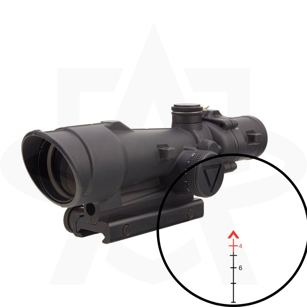 Trijicon ACOG 3.5x35 LED - 3.5x35 Scope w/ 12,000+ Hour Battery Life & TA51 Mount - Waterproof