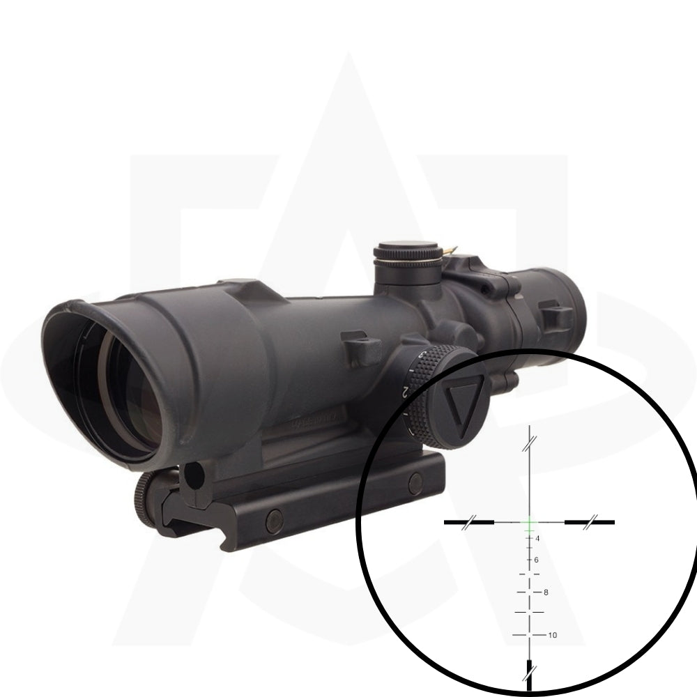 Trijicon ACOG 3.5x35 LED - 3.5x35 Scope w/ 12,000+ Hour Battery Life & TA51 Mount - Waterproof
