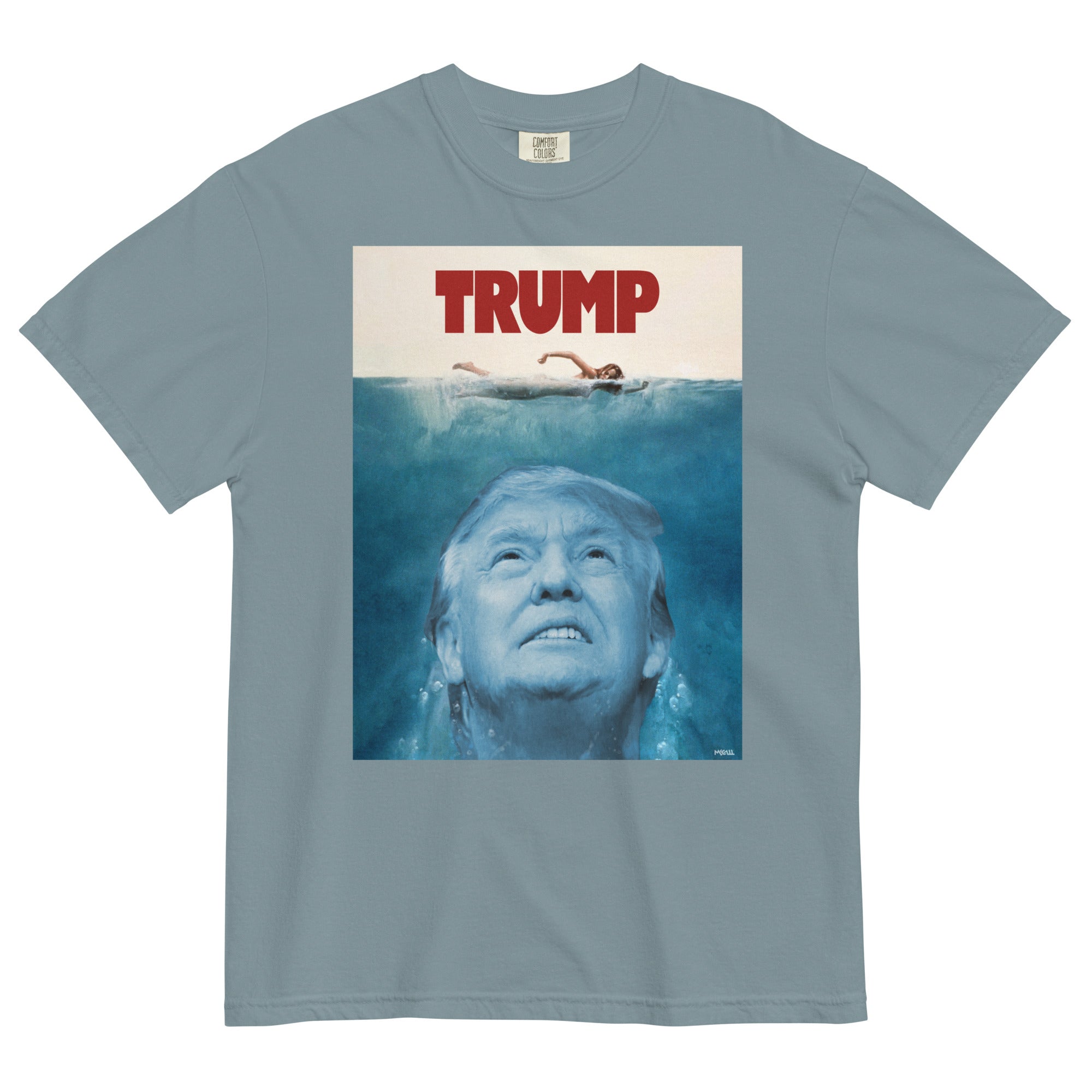 Trump Jaws Heavyweight T-Shirt