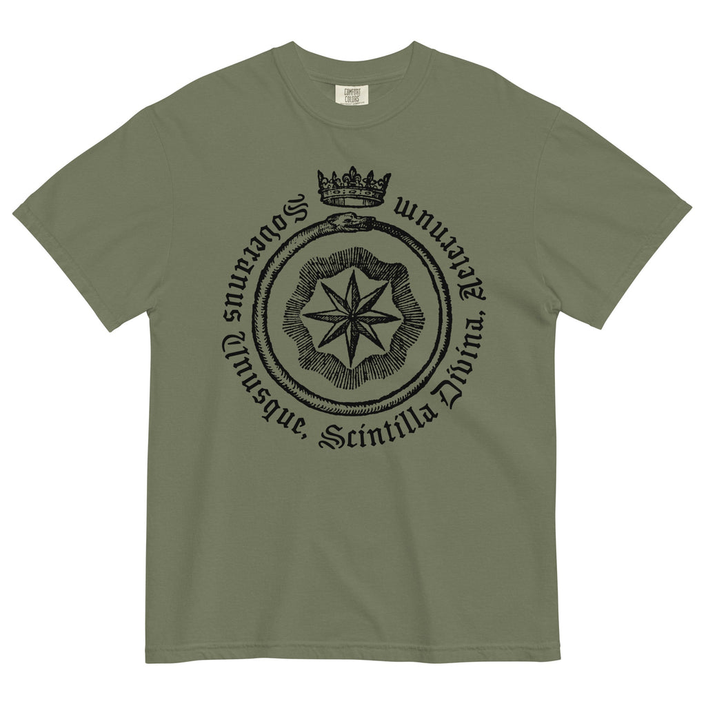 Each Sovereign Ouroboros Garment-dyed Heavyweight Graphic T-Shirt