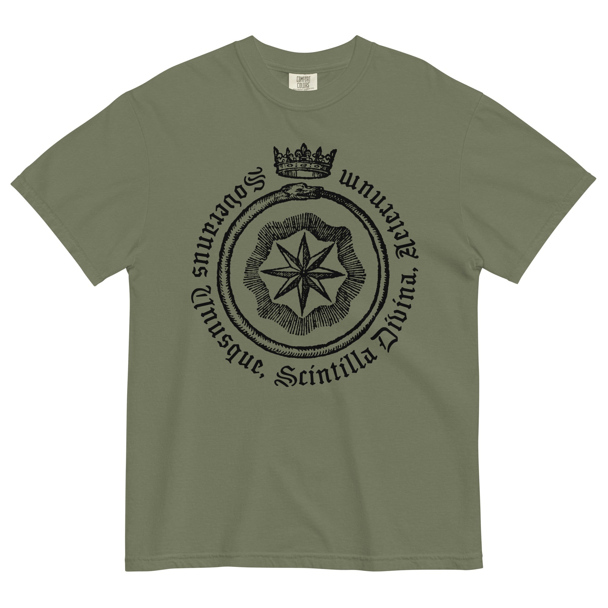 Each Sovereign Ouroboros Garment-dyed Heavyweight Graphic T-Shirt