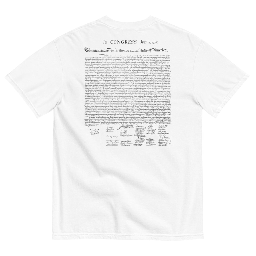 Declaration of Independence Garment-dyed Heavyweight T-Shirt