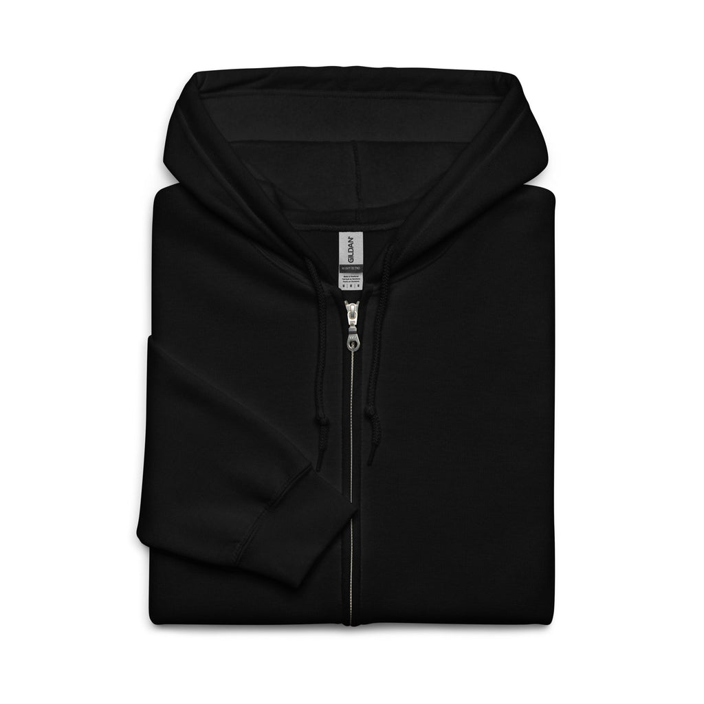 Come in Peace or Leave in Pieces Heavyweight Zip Hoodie
