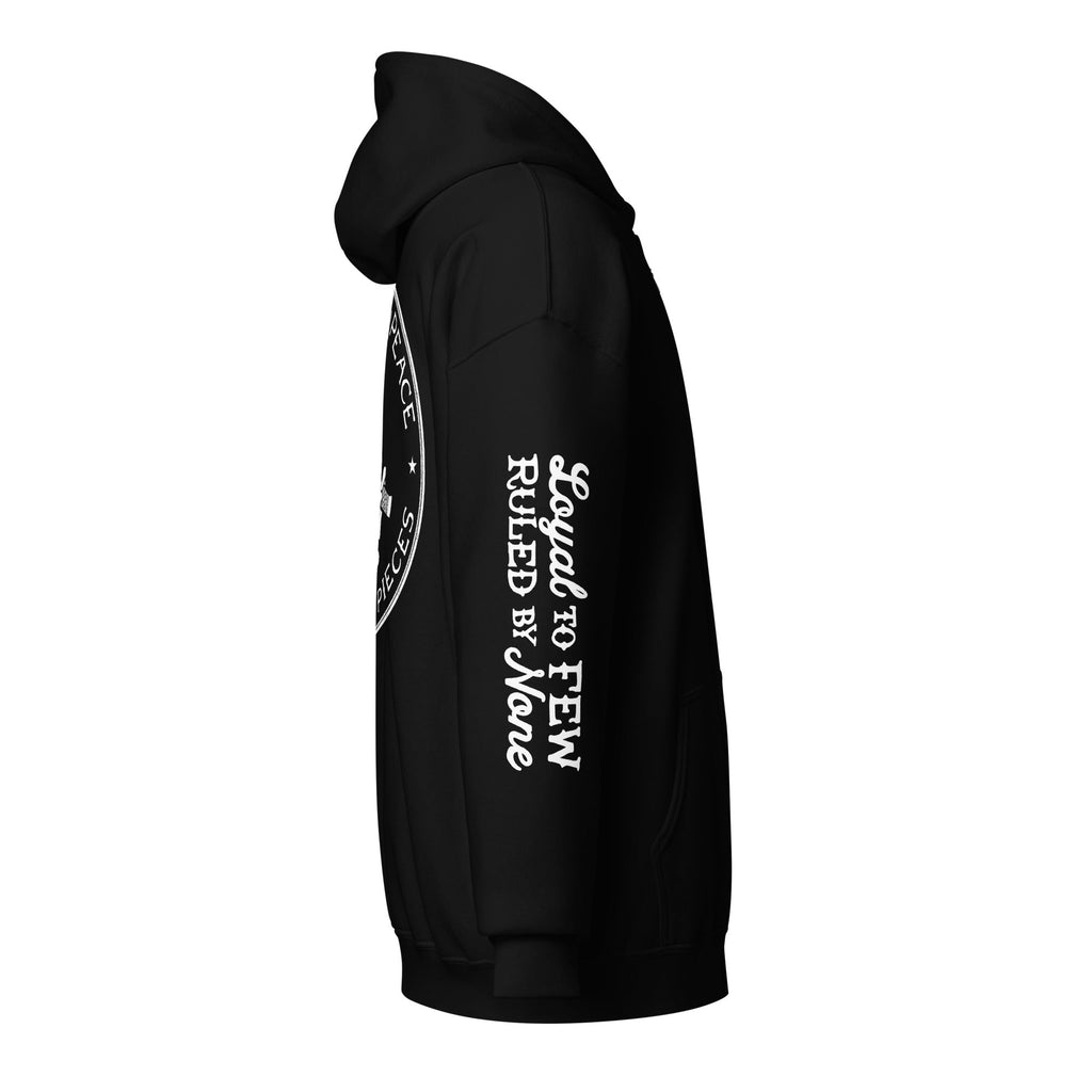 Come in Peace or Leave in Pieces Heavyweight Zip Hoodie