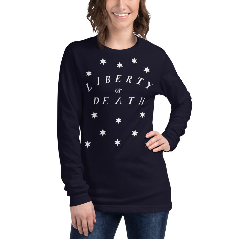 Liberty or Death Colonial Stars Long Sleeve T-Shirt