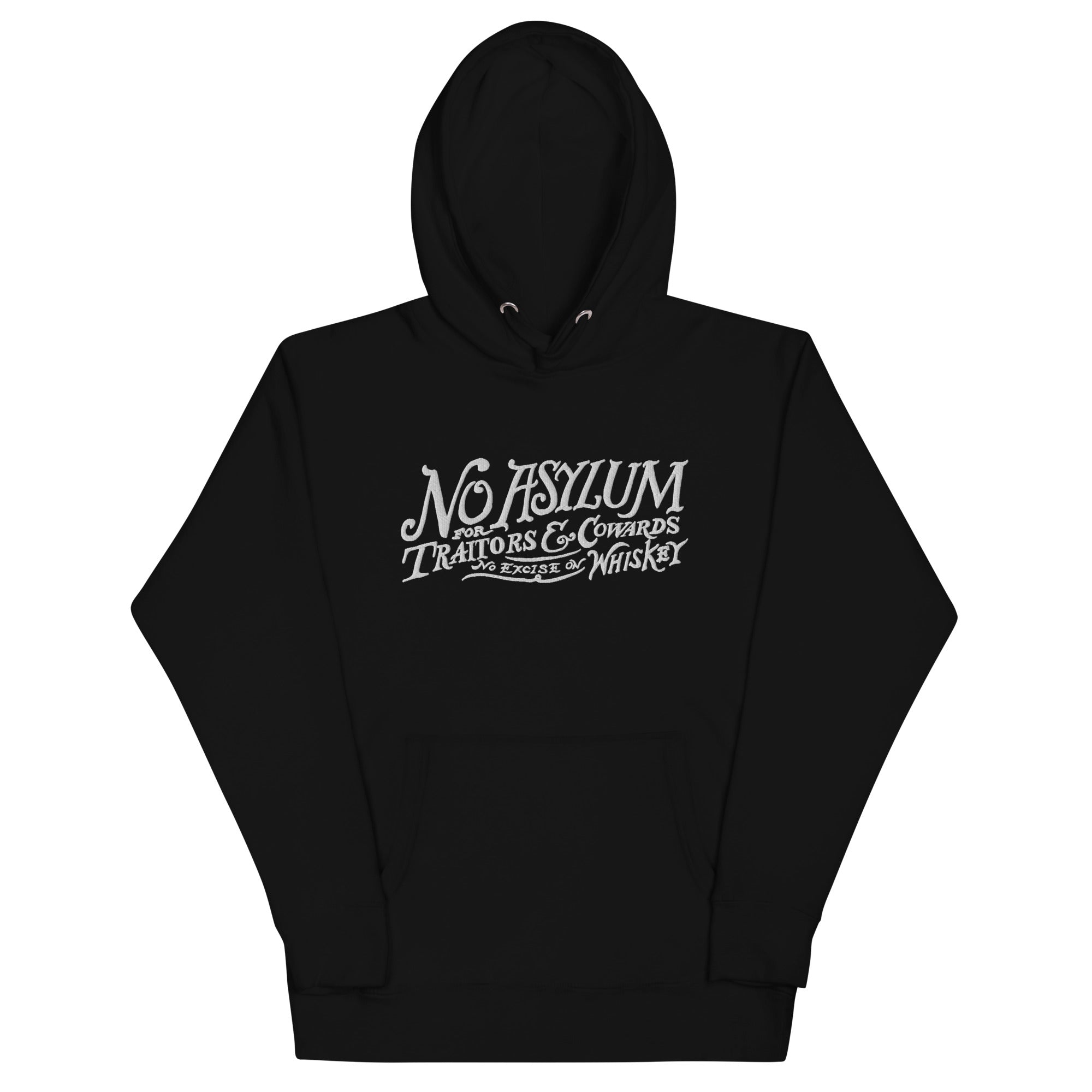 Whiskey Rebellion Embroidered Unisex Hoodie
