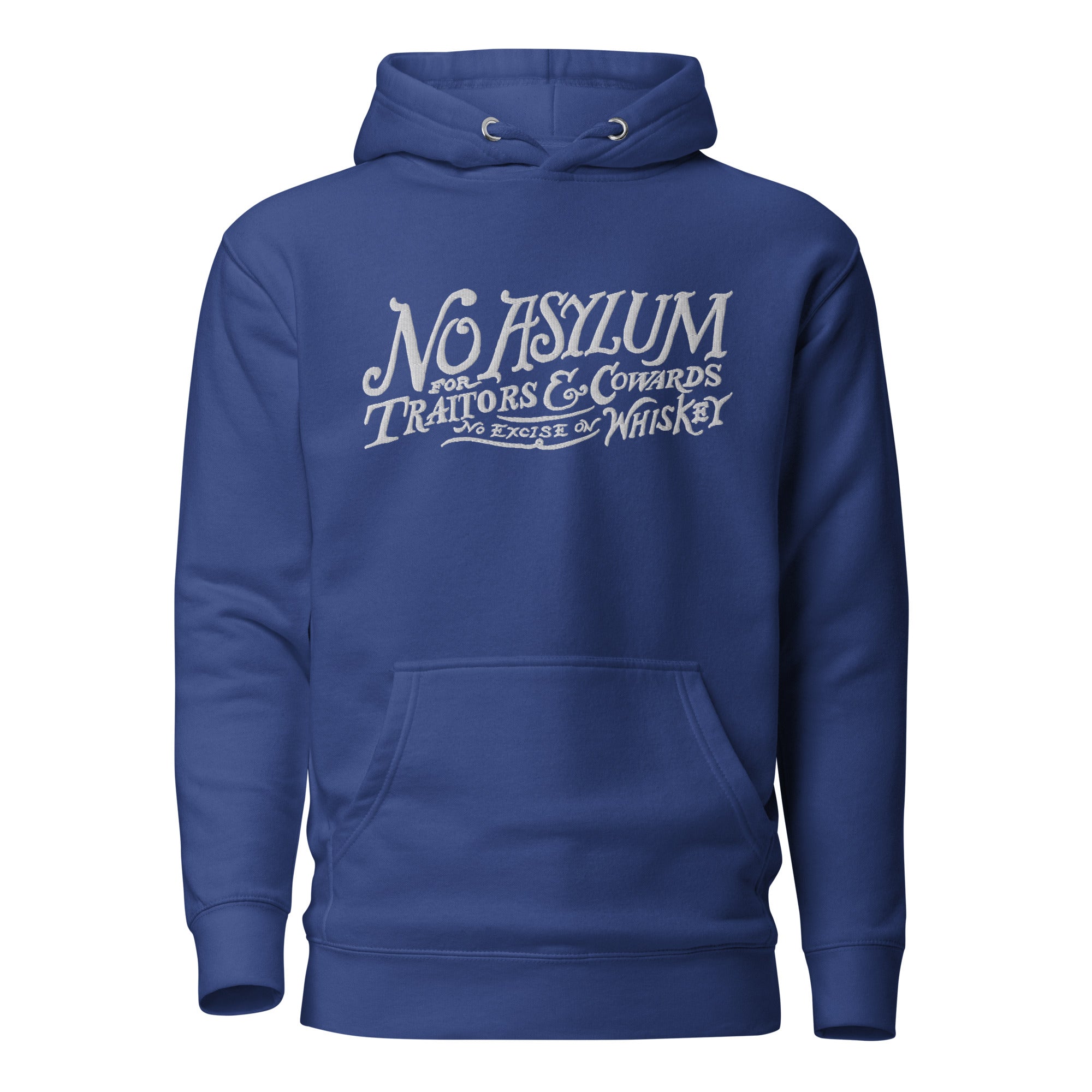 Whiskey Rebellion Embroidered Unisex Hoodie