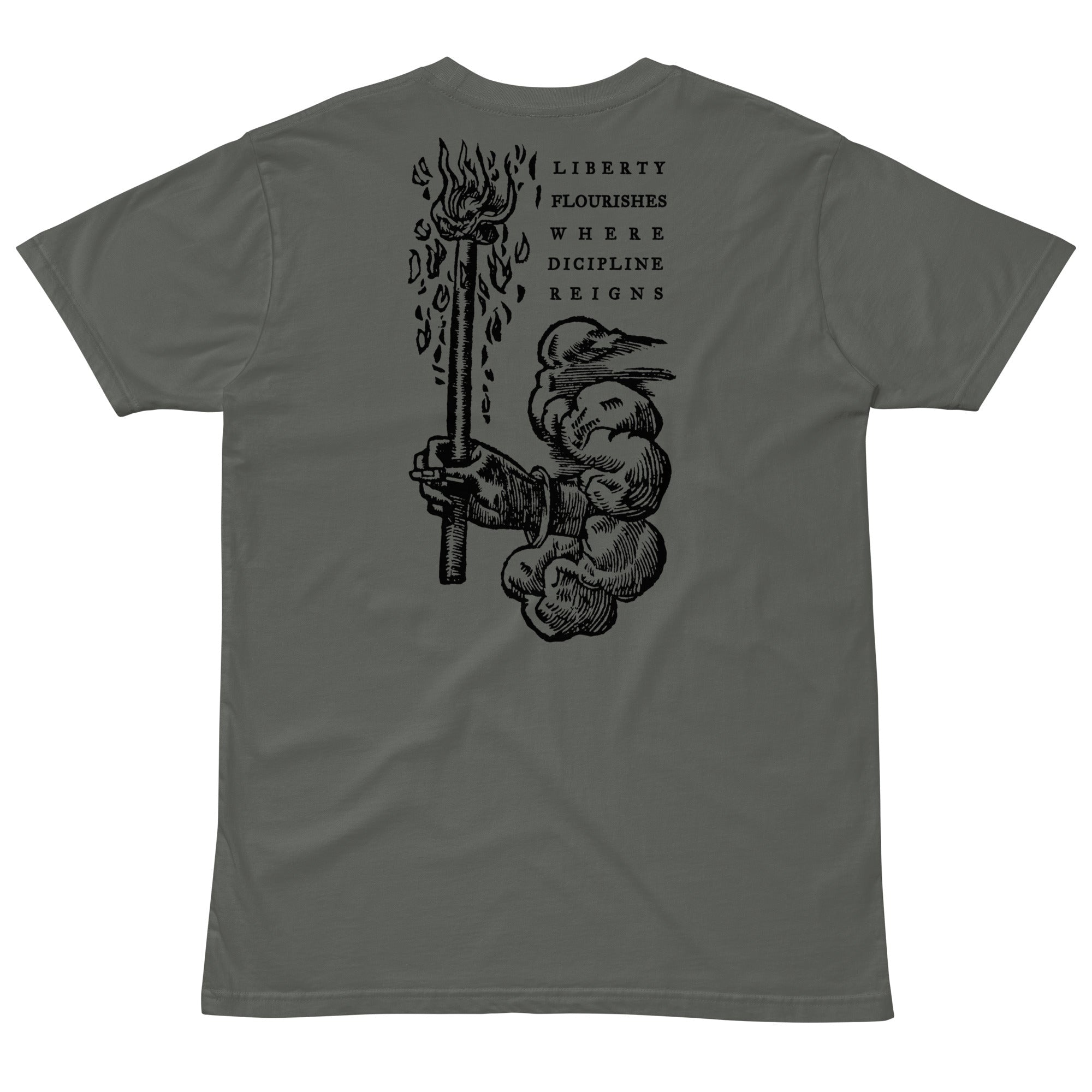 Where Discipline Reigns Liberty Flourishes Graphic T-Shirt