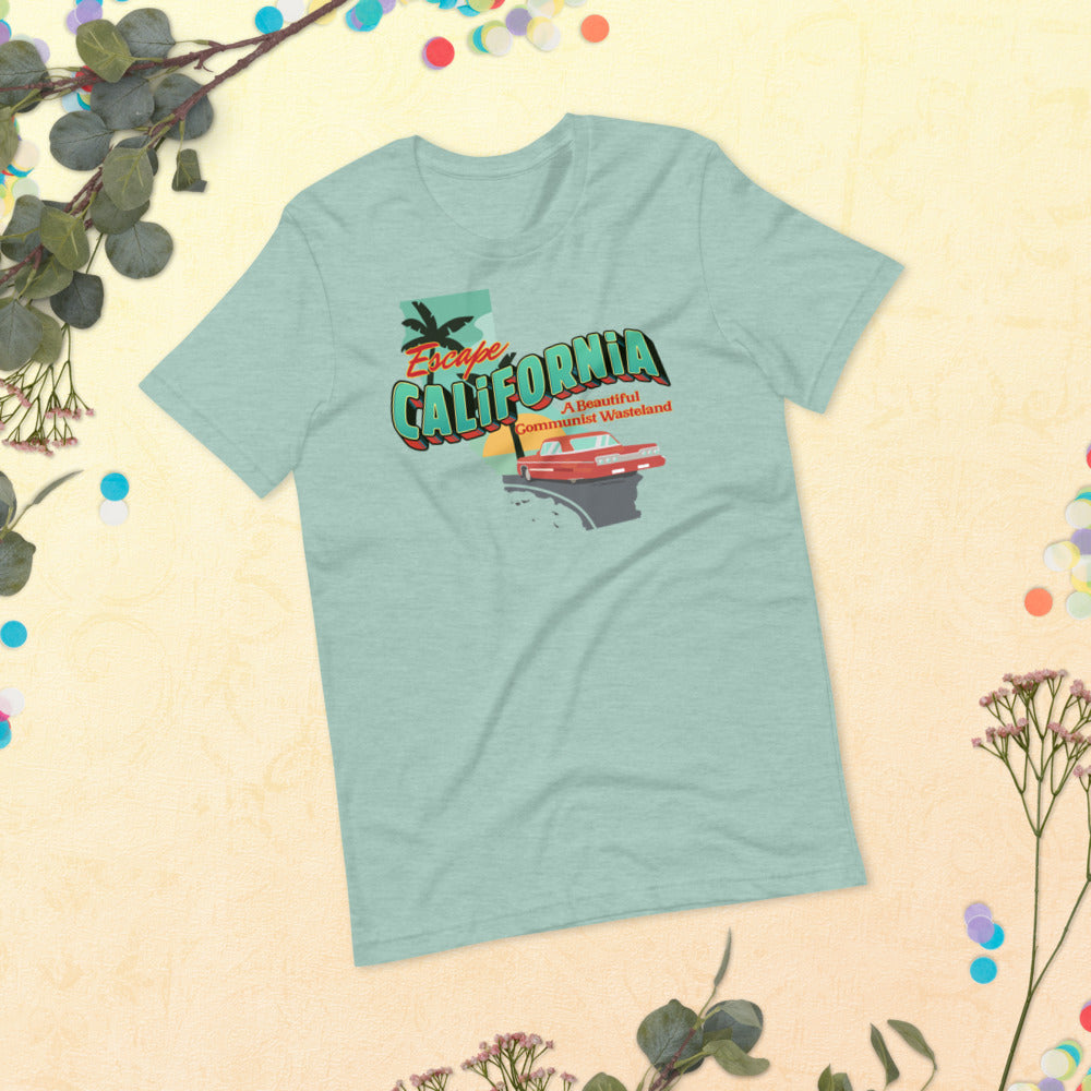 Escape California A Beautiful Communist Wasteland Short-Sleeve Unisex T-Shirt