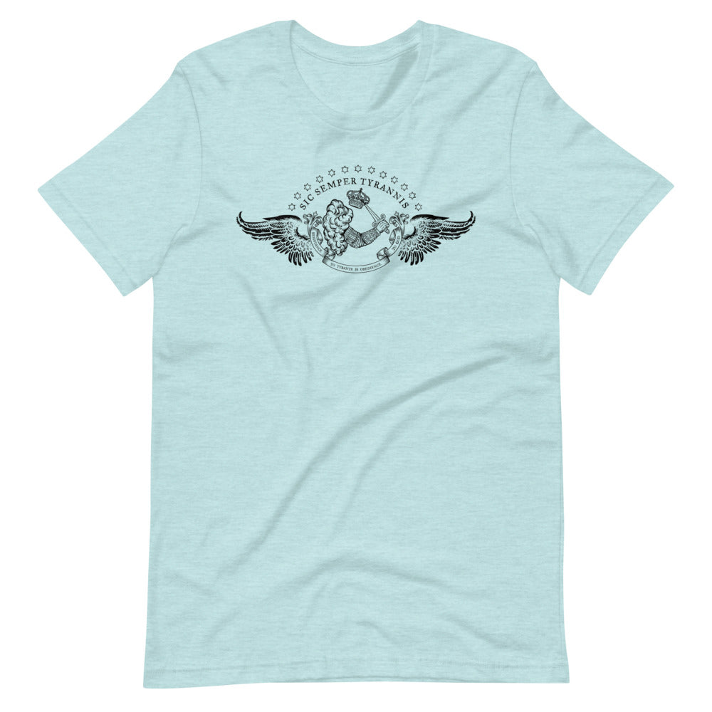 Resistance to Tyrants Gostelowe Battle Flag Men's Tee
