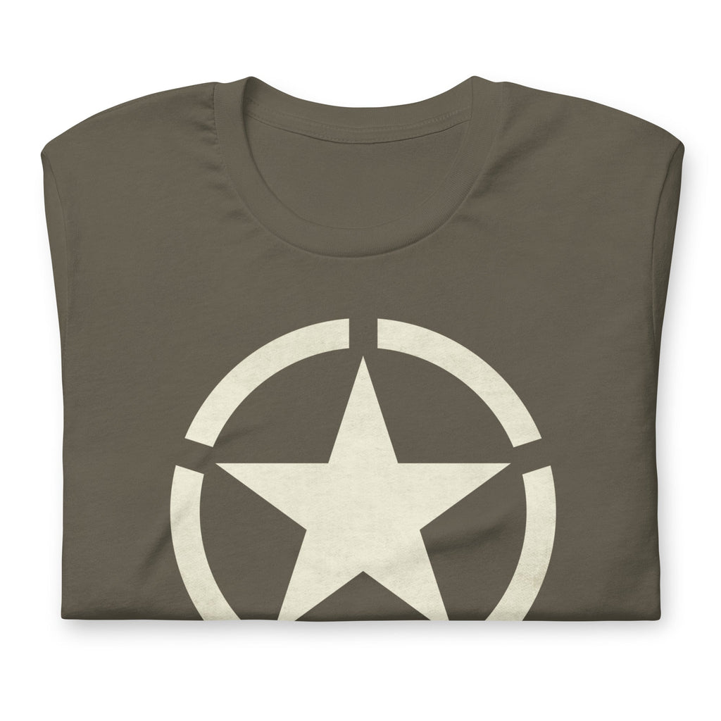 WW2 Circled Star Graphic T-Shirt