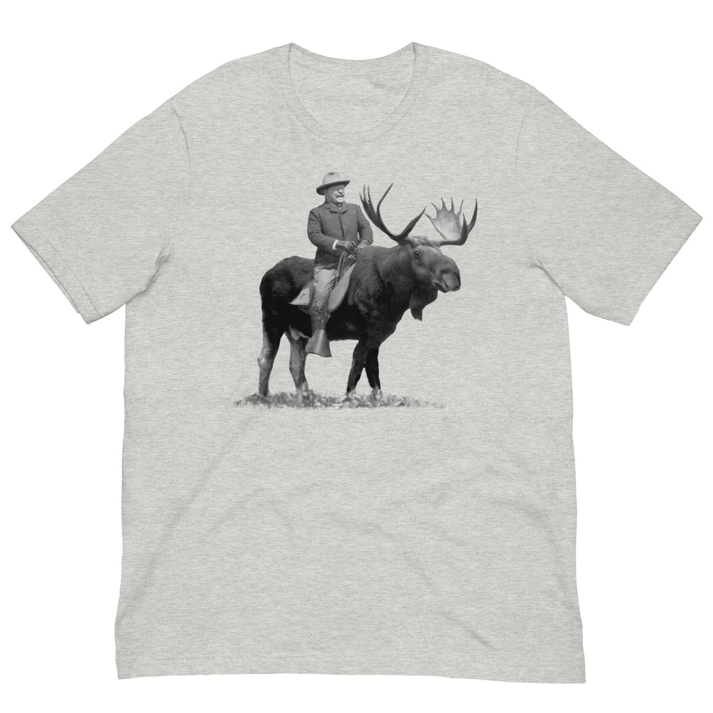 Teddy Roosevelt Riding A Bull Moose Tshirts