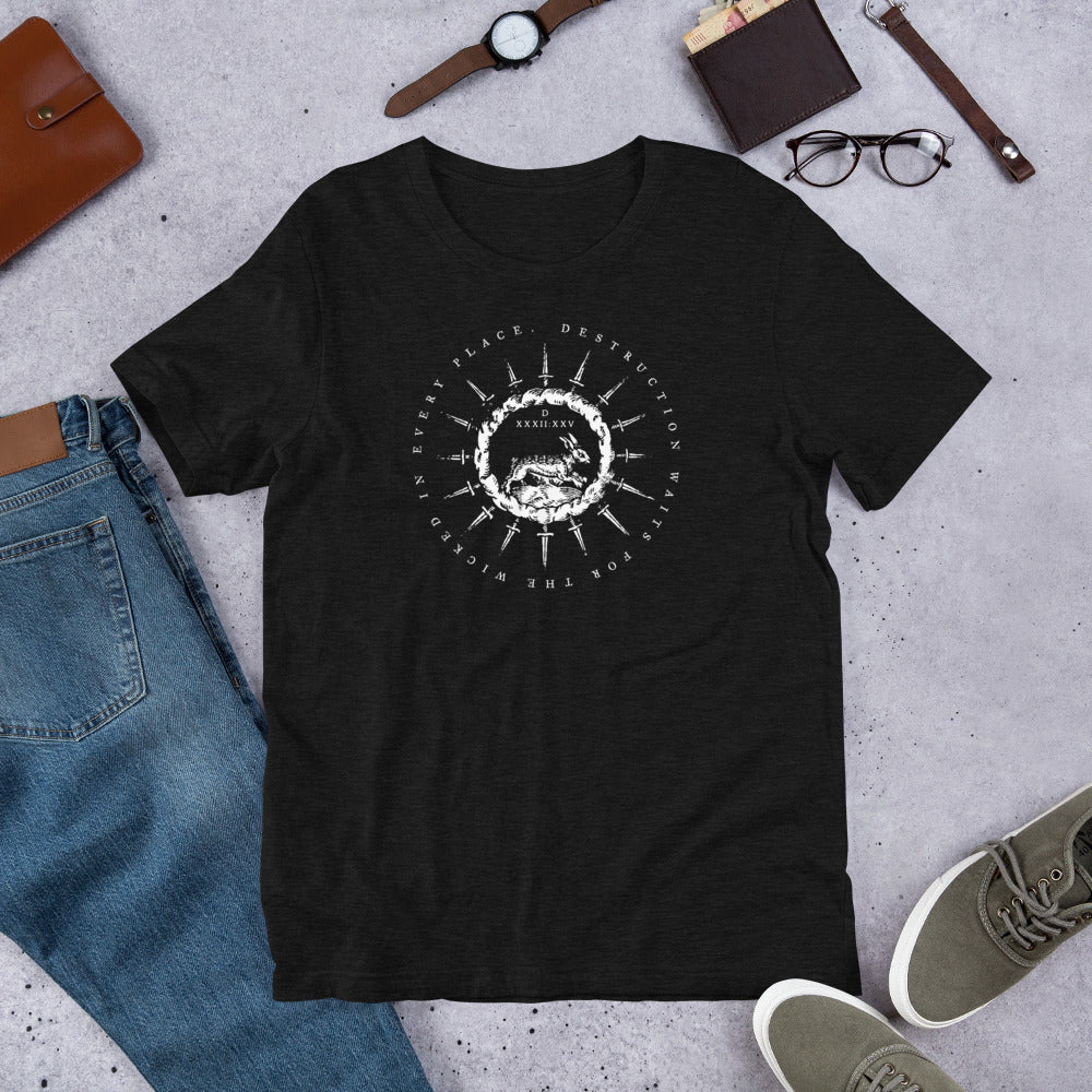 Destruction Waits for the Wicked Graphic T-Shirt