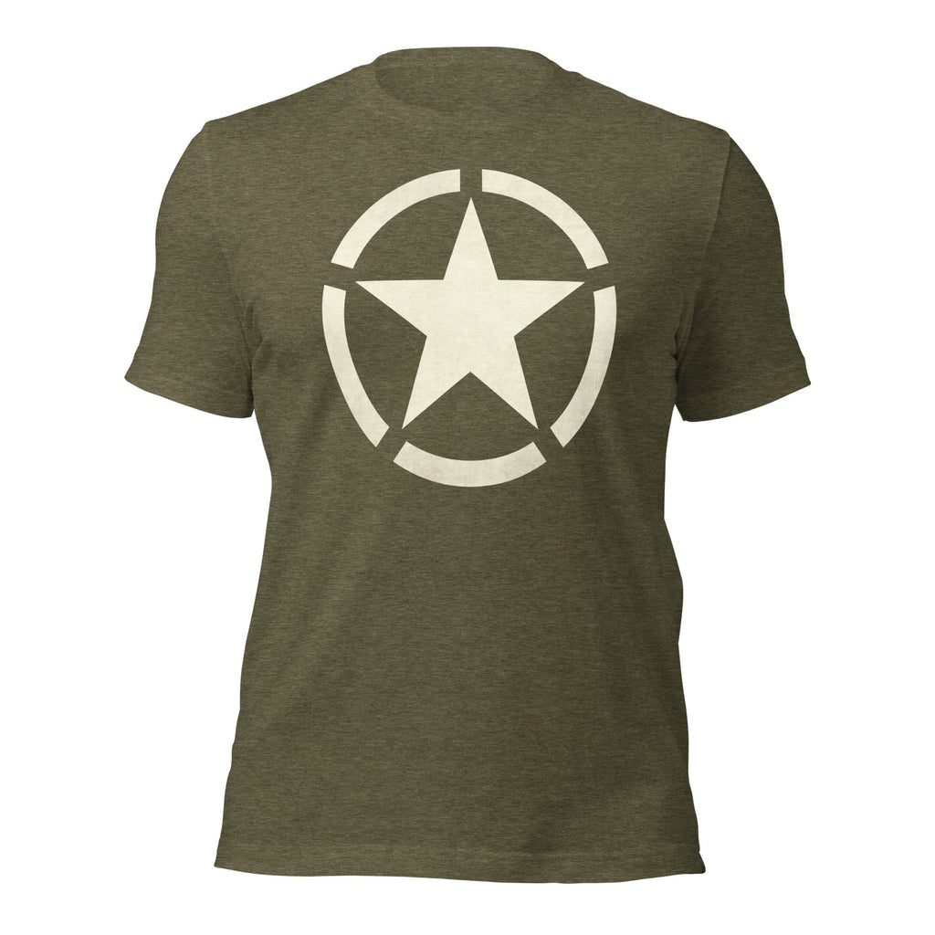 WW2 Circled Star Graphic T-Shirt
