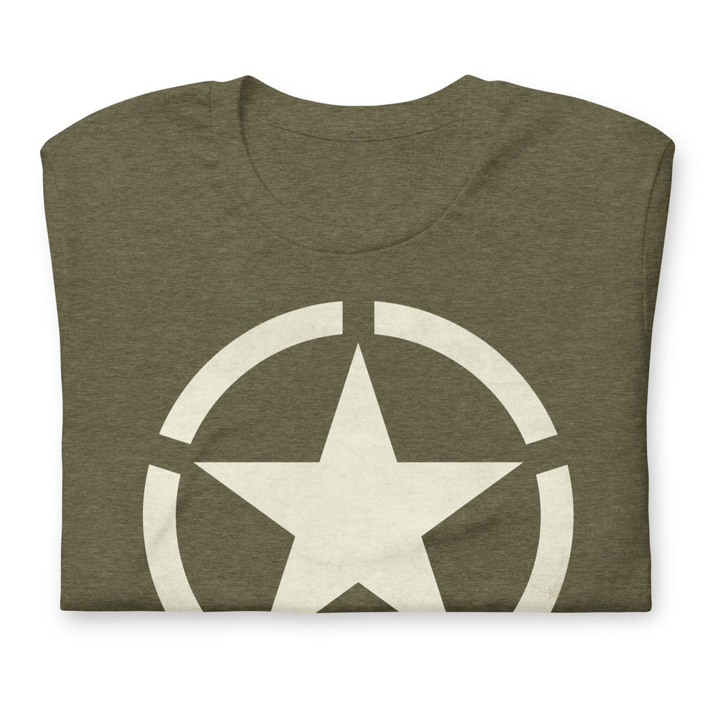 WW2 Circled Star Graphic T-Shirt
