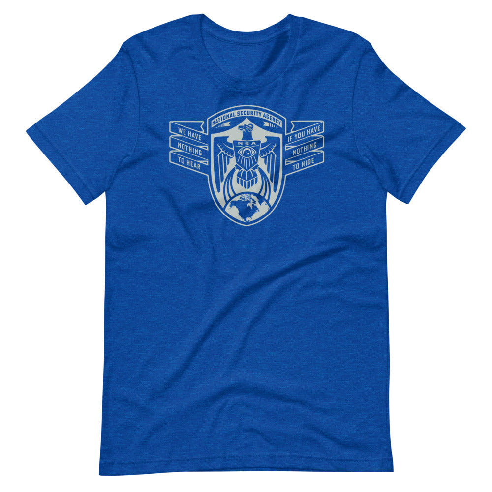 NSA Nothing To Hide Men's Tee