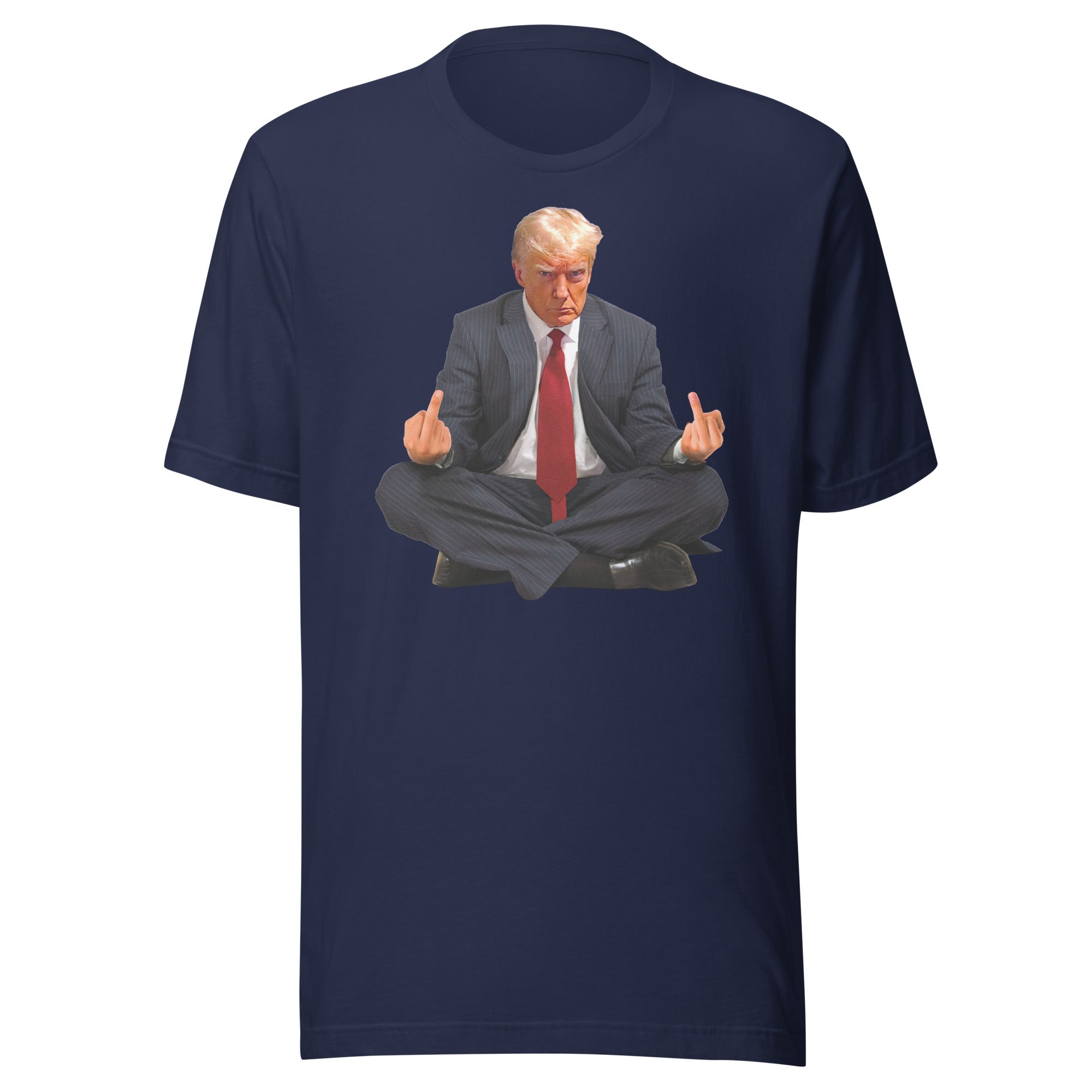 Trump Mugshot Zen Meditation T-Shirt