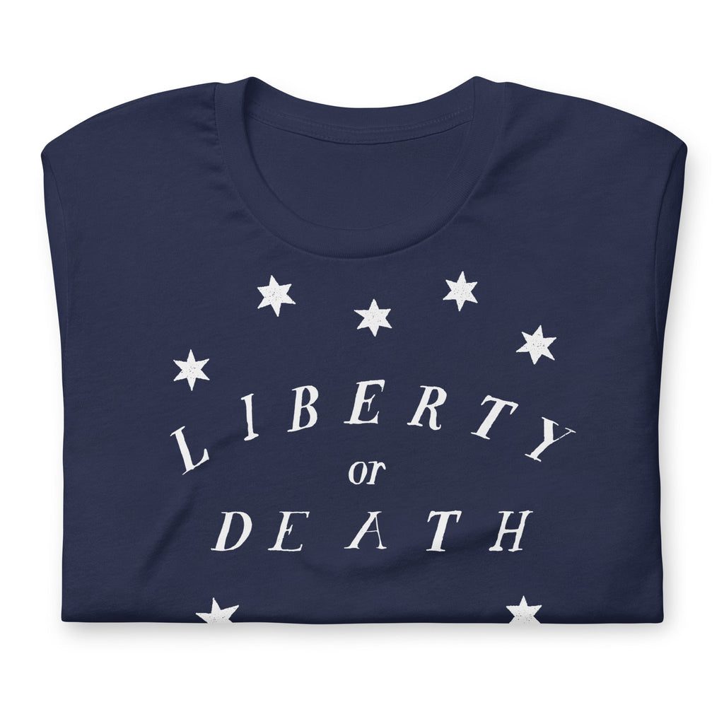 Liberty or Death Rebel Stars Graphic T-Shirt