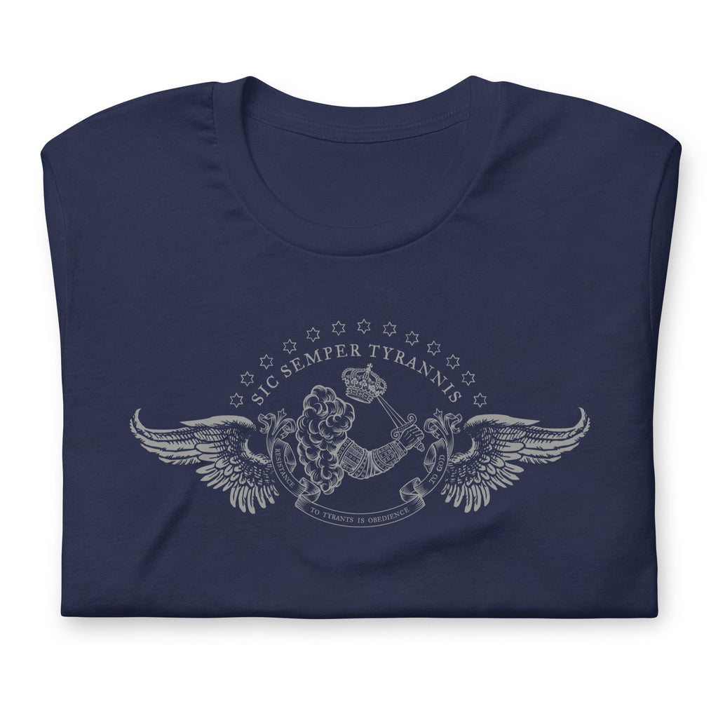 Resistance to Tyrants Gostelowe Battle Flag Men's Tee