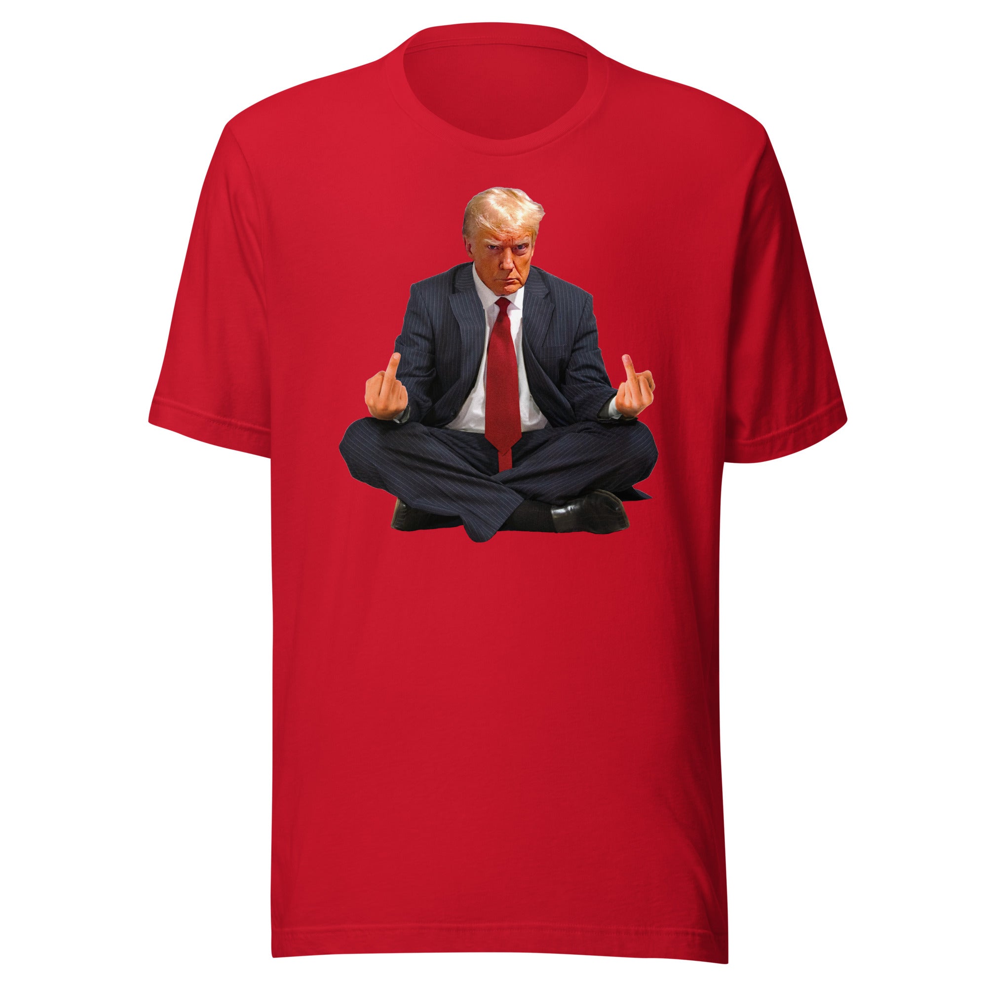 Trump Mugshot Zen Meditation T-Shirt